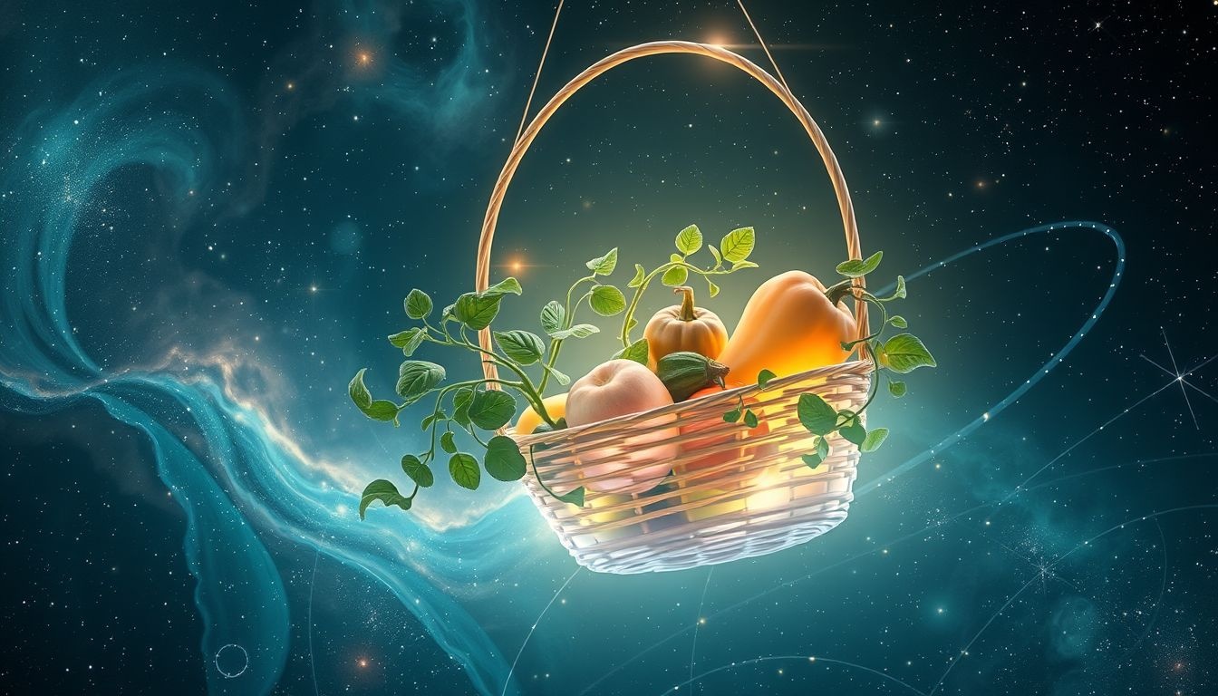 Rêver d'un panier de légumes symbolise abondance et épanouissement intérieur.