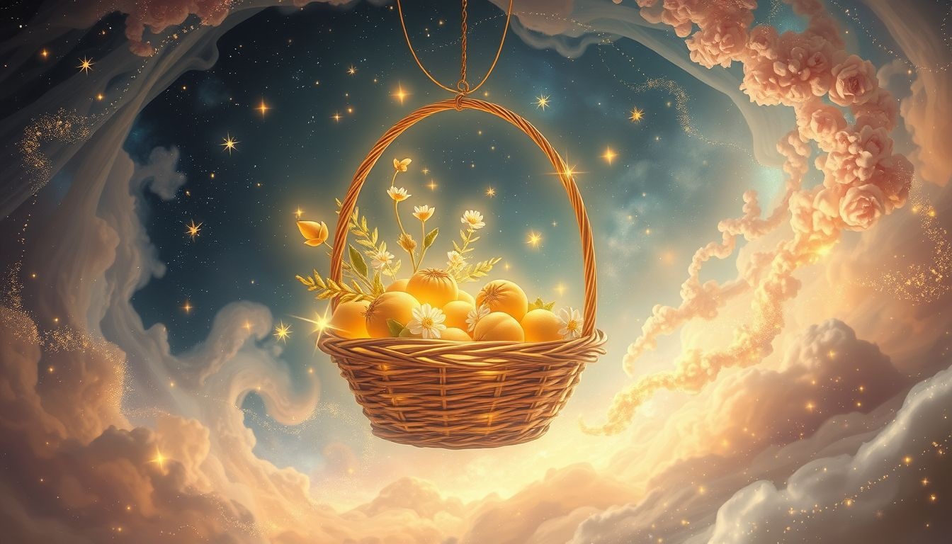 Rêver d’un porte-panier plein symbolise prospérité et succès imminent.