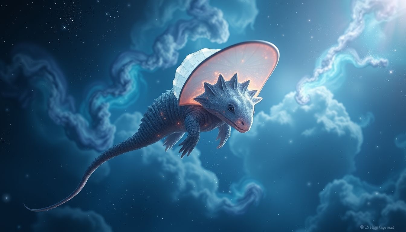 Rêver d’un tatou volant symbolise la liberté et la transformation intérieure.