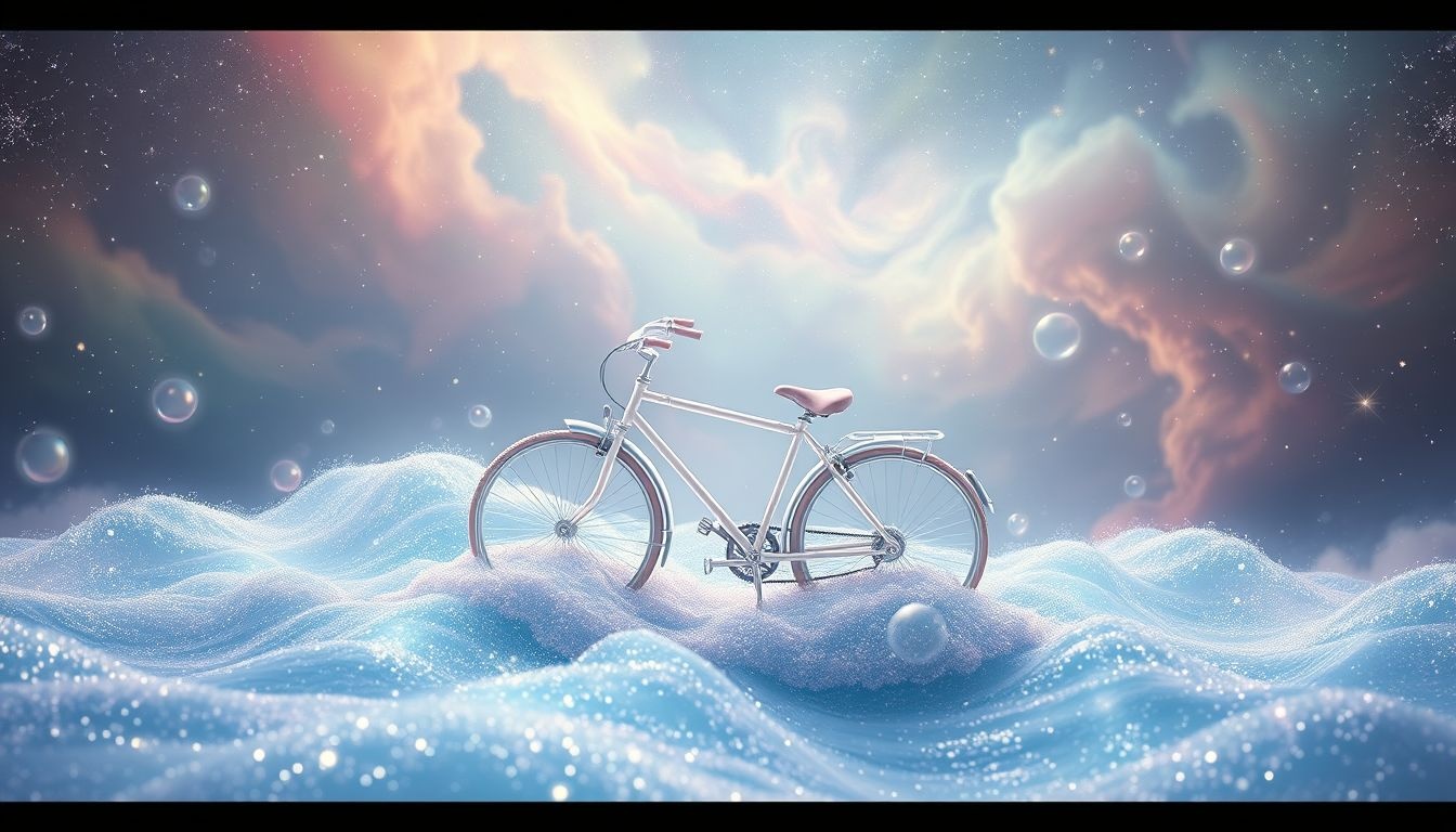 Rêver d'un vélo aquatique symbolise la maîtrise émotionnelle fluide.