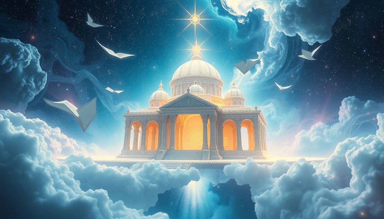 Rêver d’une Bible en lieu sacré symbolise une foi renforcée.