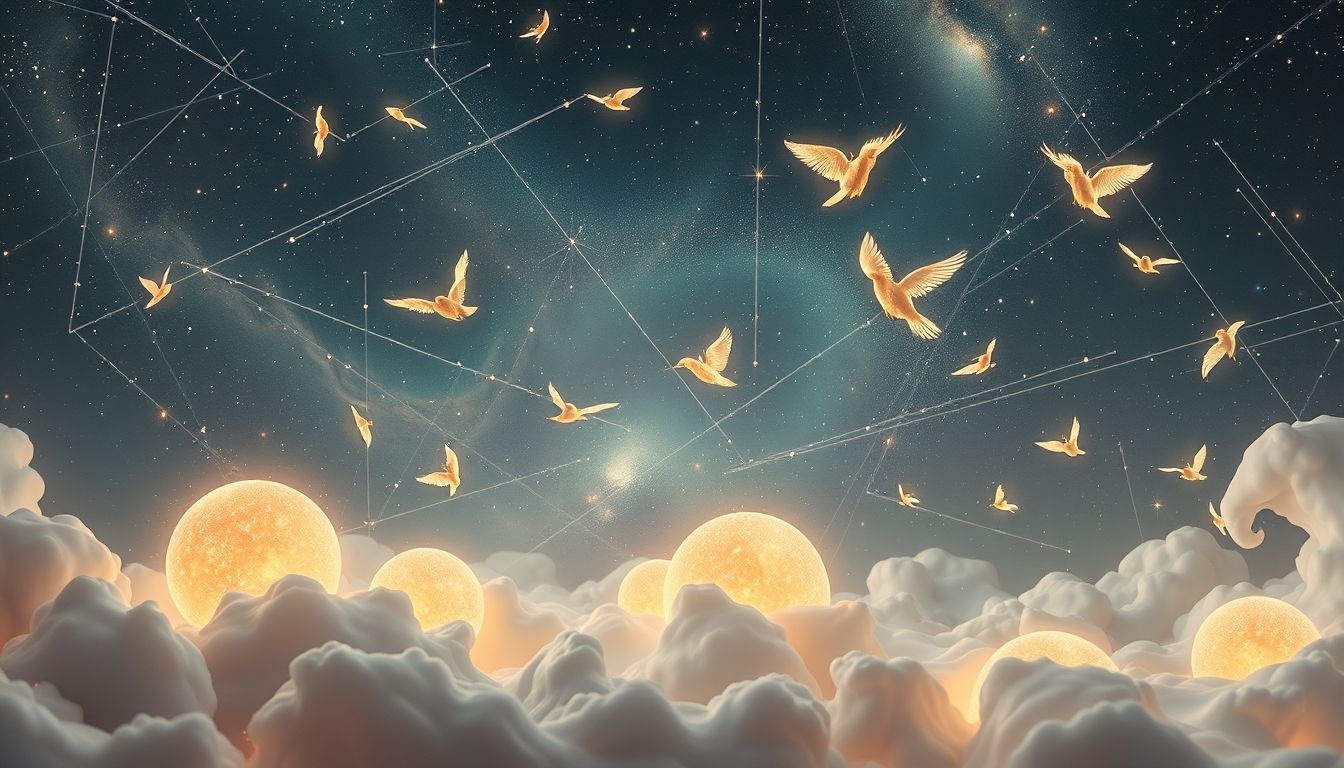 Rêver d'une charrue et d'oiseaux symbolise prospérité et nouvelles opportunités.