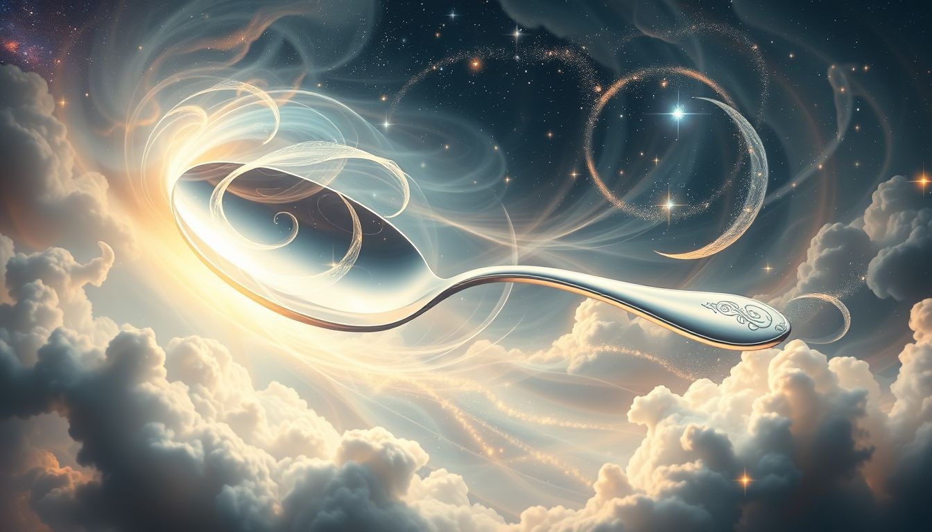Rêver d'une cuillère métamorphique symbolise une évolution intérieure profonde.