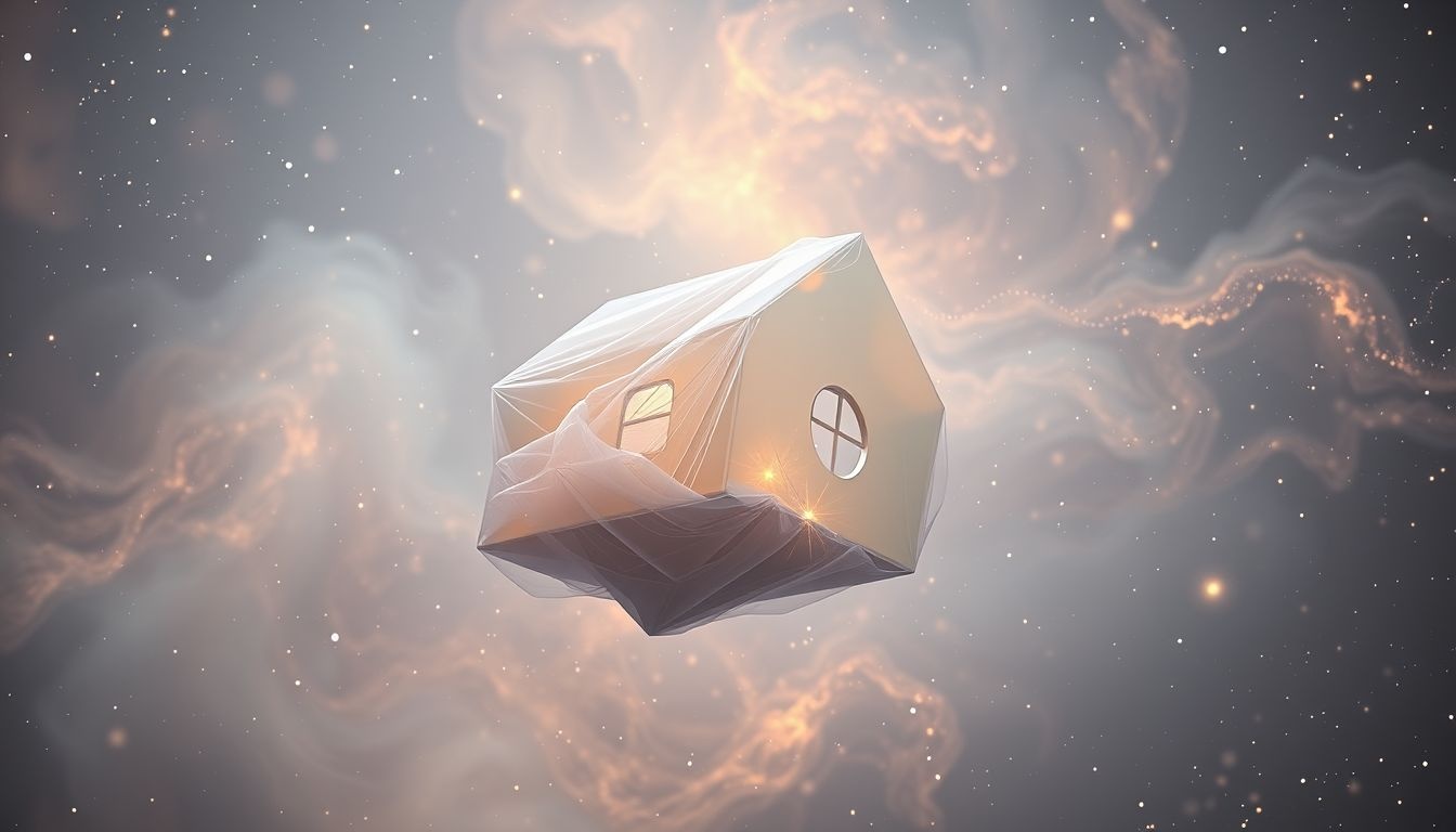 Rêver d’une maison flottante symbolise l’instabilité et l’adaptation nécessaire.