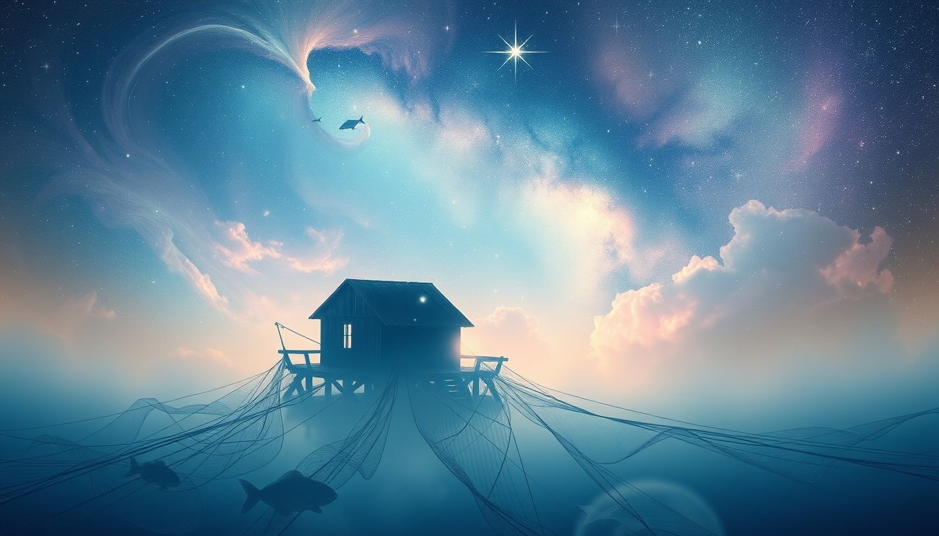 Rêver d’une pêcherie abandonnée symbolise des occasions perdues profondes.