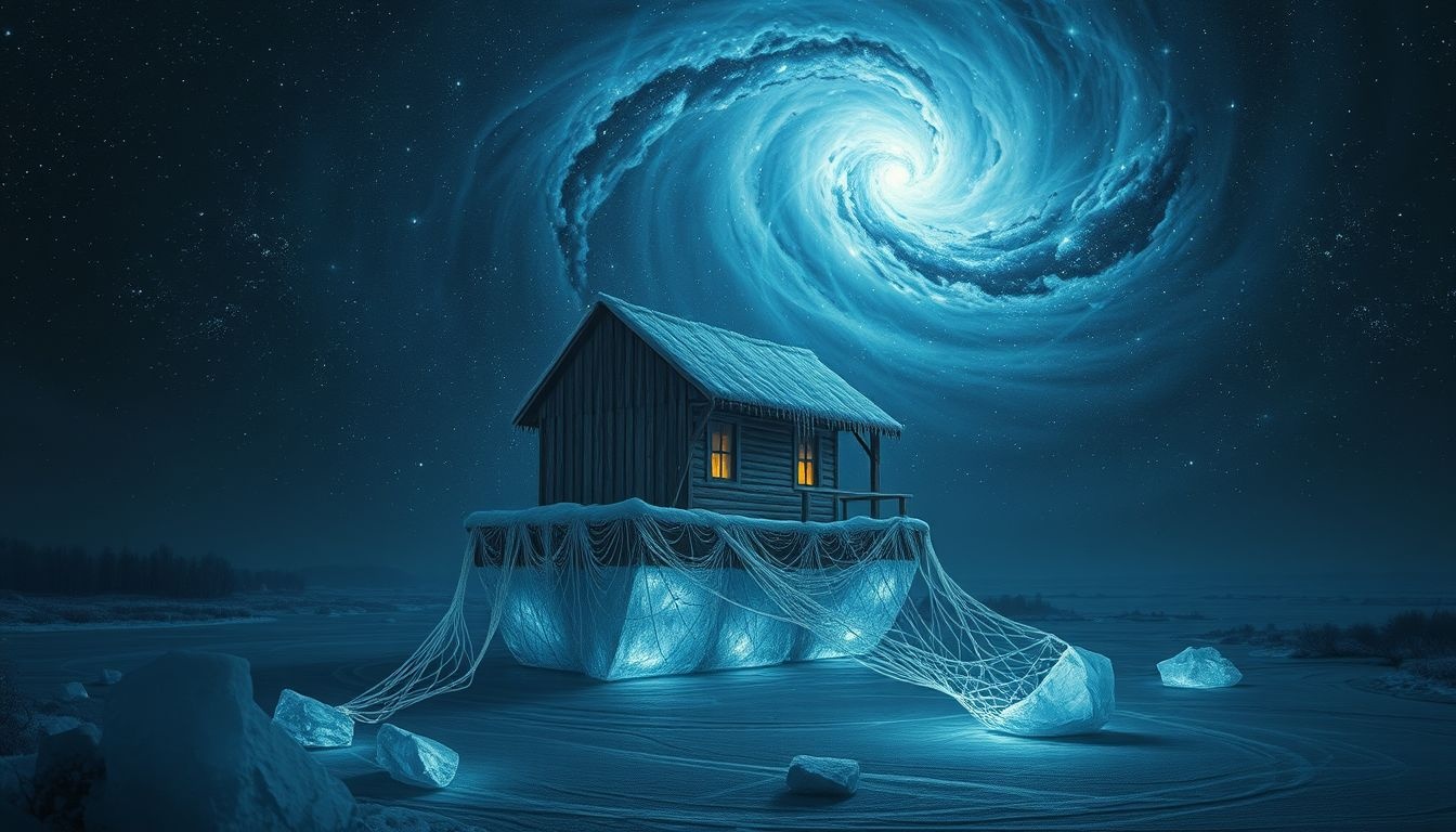 Rêver d'une pêcherie en hiver symbolise solitude et force intérieure.