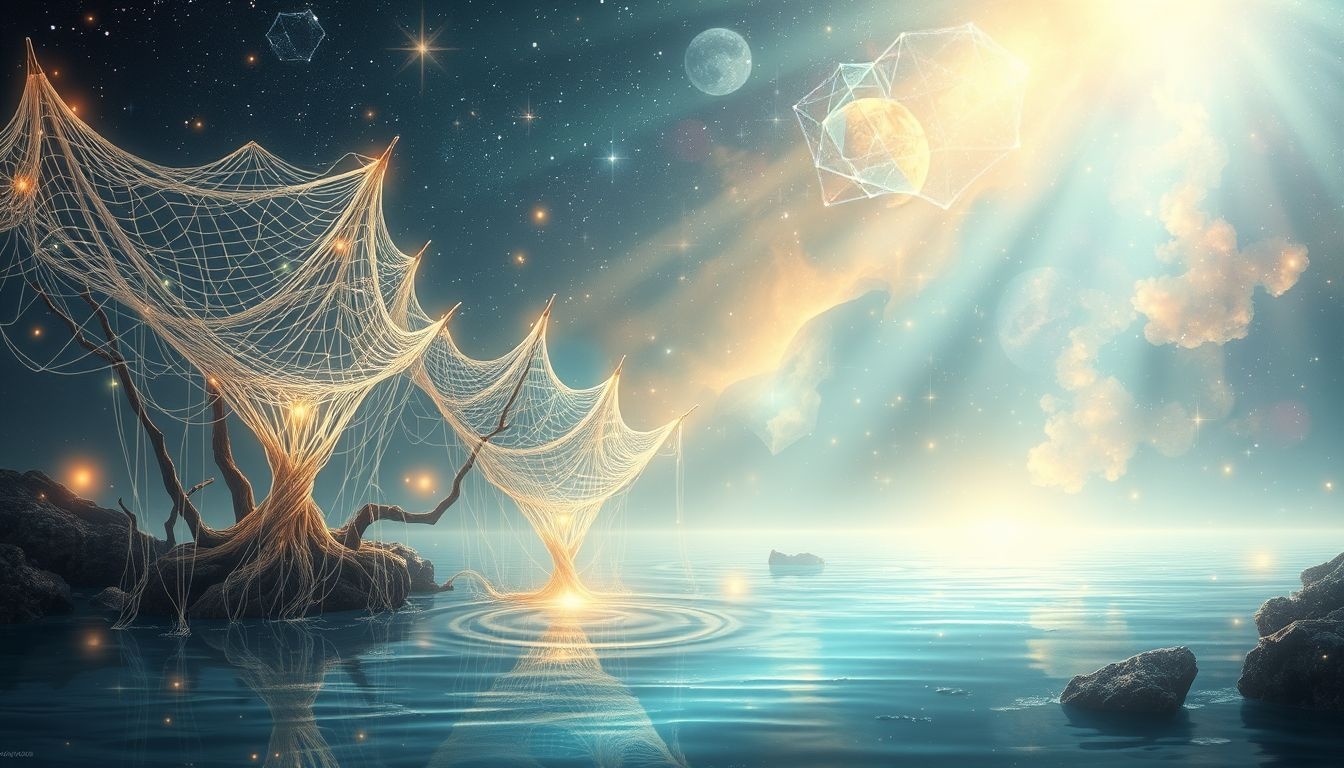 Rêver d’une pêcherie illuminée symbolise une révélation spirituelle profonde.