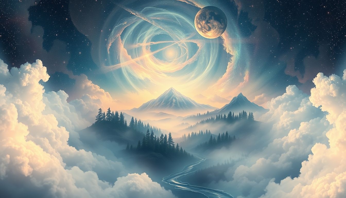 Rêver d’un paysage peint symbolise souvent une quête de liberté.