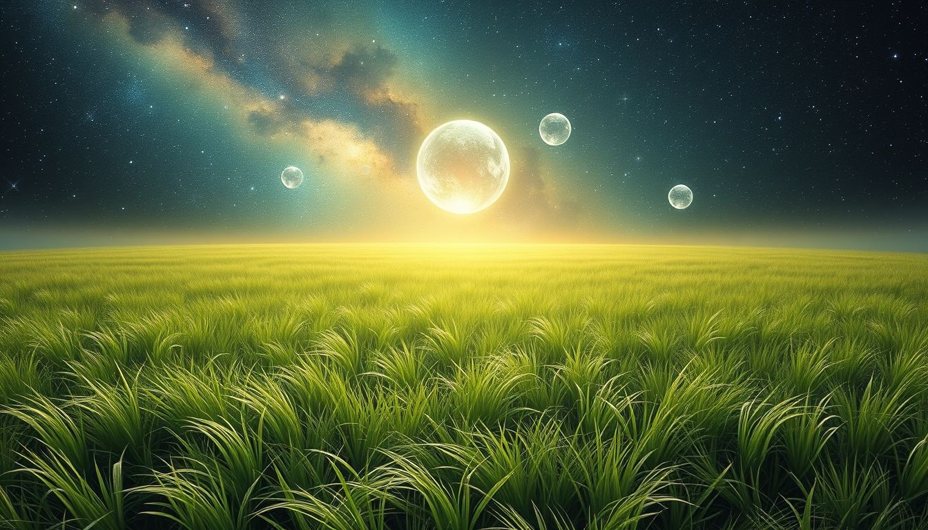 Rêver d'une prairie verte symbolise la liberté et renouveau.