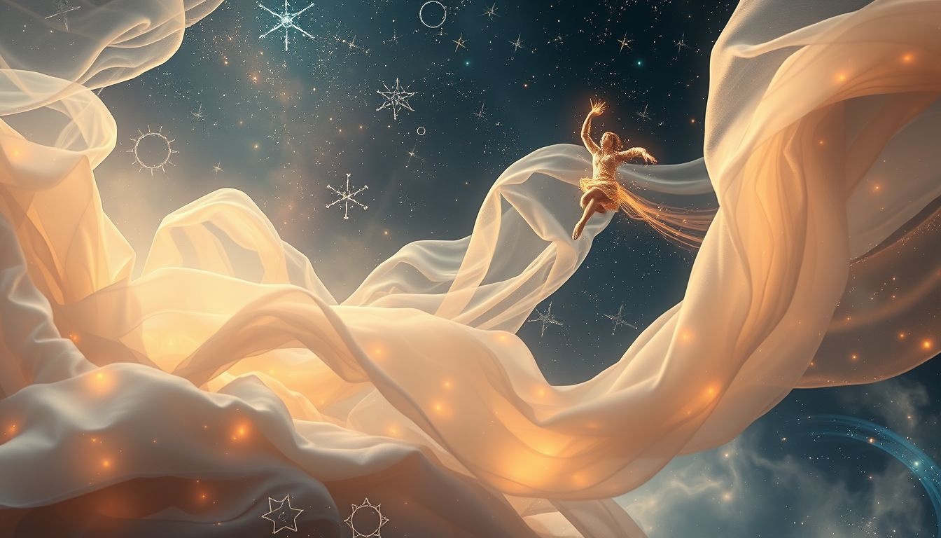 Rêver de bale de tissu symbolise la quête spirituelle intérieure profonde.