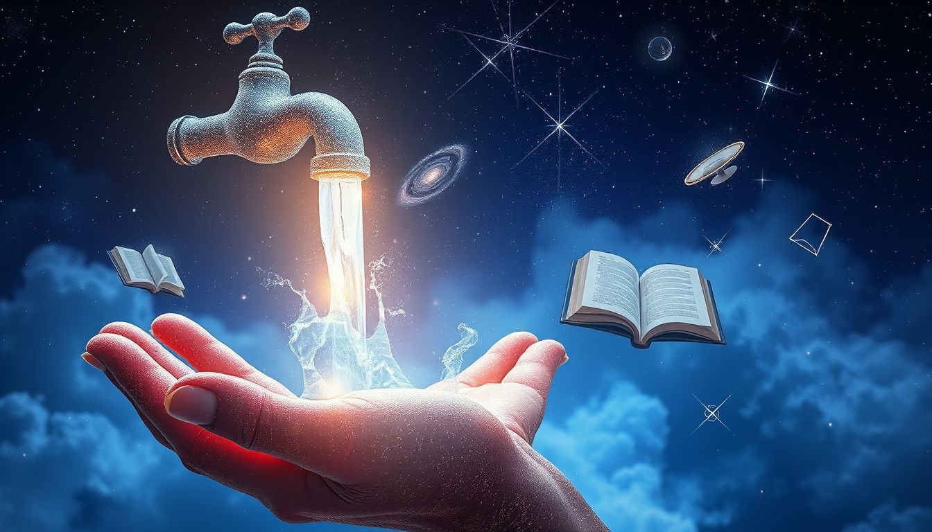 Rêver d'eau au robinet symbolise un désir profond de renouveau.