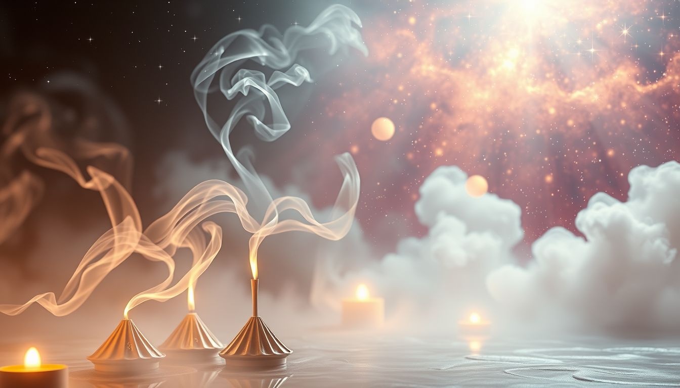 Rêver d'encens symbolise une profonde connexion spirituelle et dévotion.