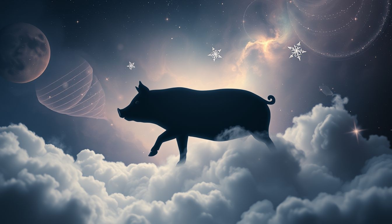 Rêver de cochon noir révèle souvent secrets et désirs refoulés.