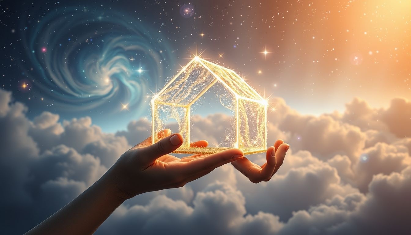 Rêver de construire une maison symbolise la quête d'équilibre intérieur.
