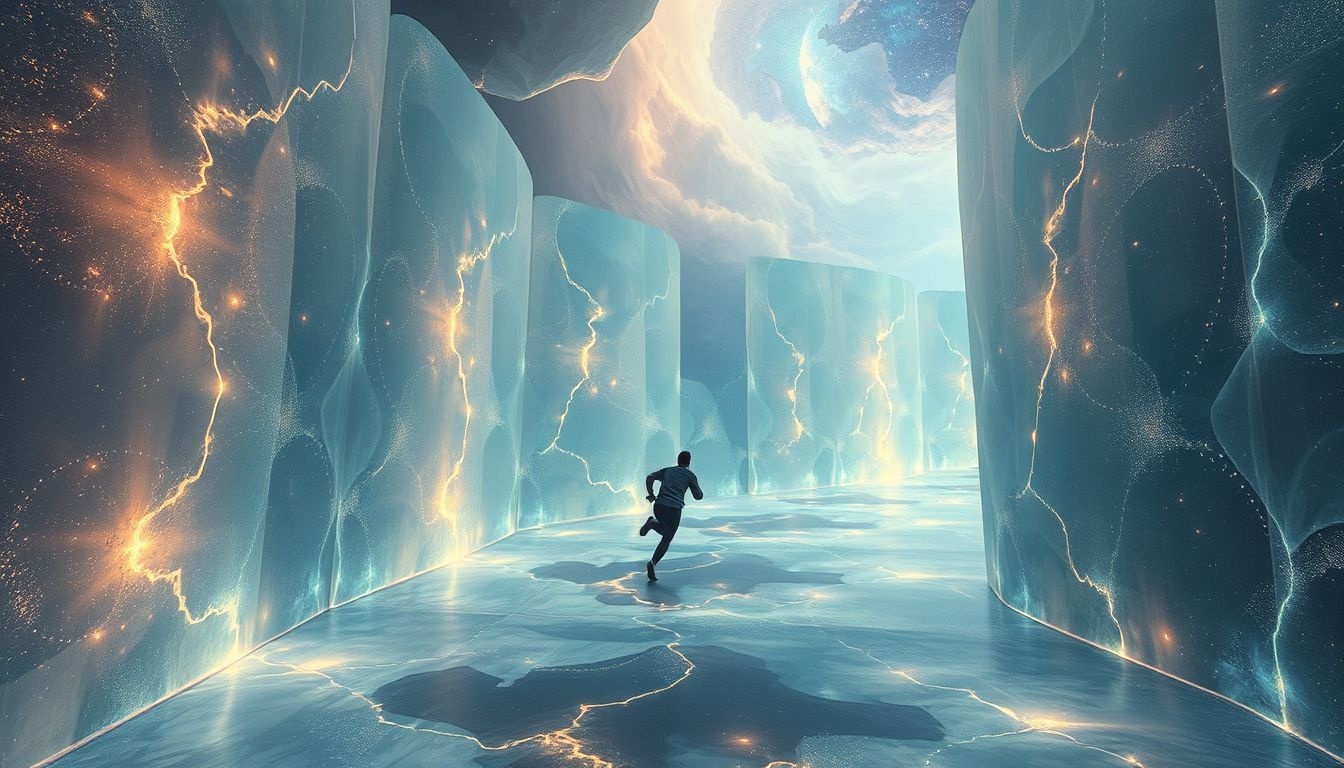 Rêver de courir un sprint dans un labyrinthe symbolise la confusion mentale.
