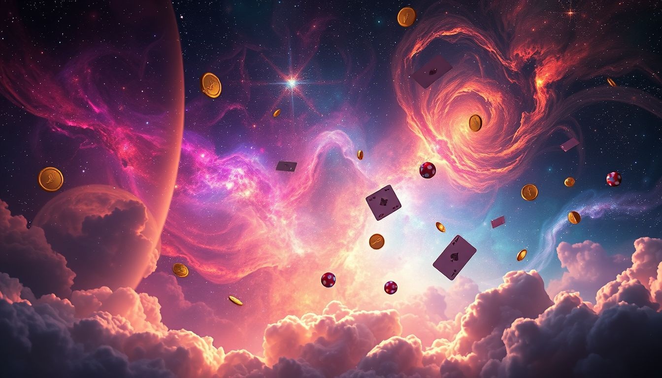 Rêver de jeux d'argent en couleur reflète émotions vives et conflits intérieurs.