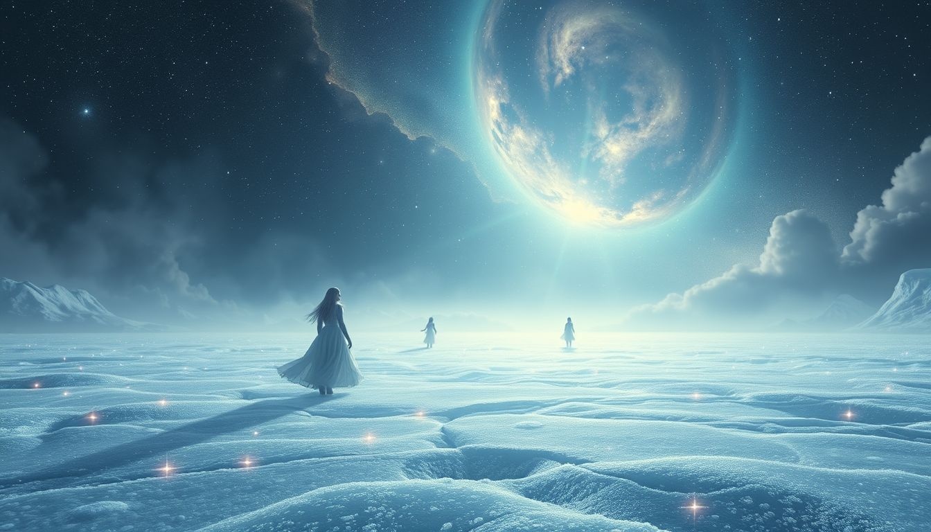 Marcher sur la neige en rêve symbolise un nouveau départ fragile.