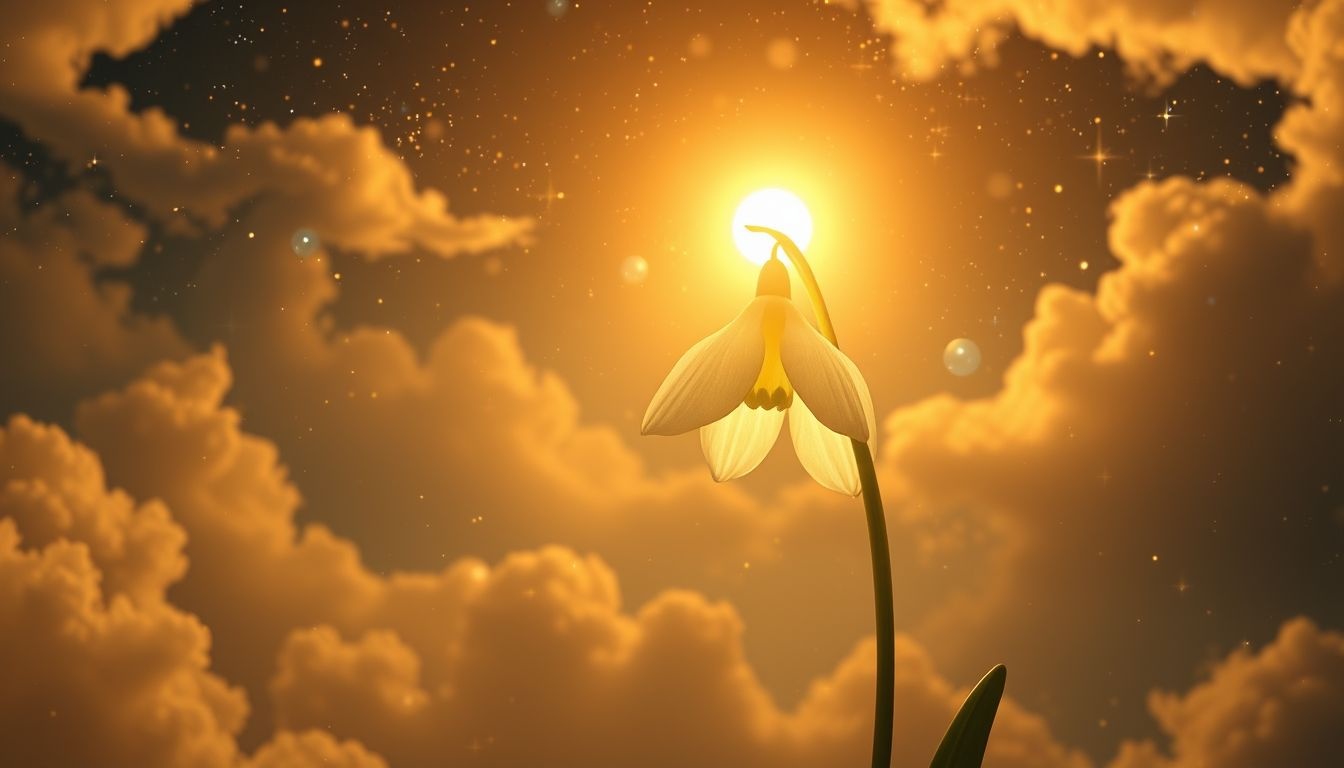 Rêver de perce-neiges au soleil symbolise un renouveau optimiste.