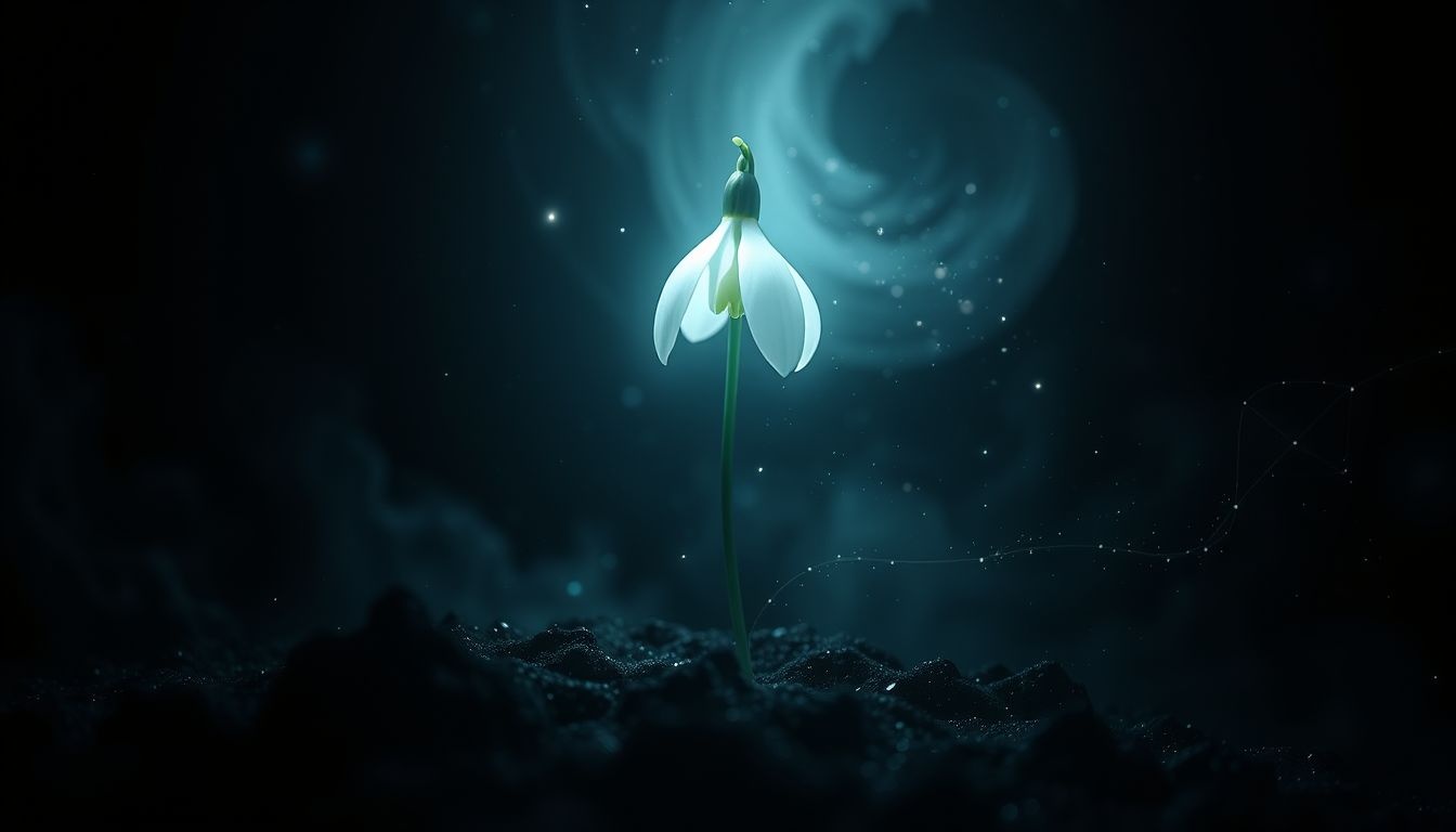 Rêver de perce-neige sombre symbolise l'espoir malgré les difficultés.