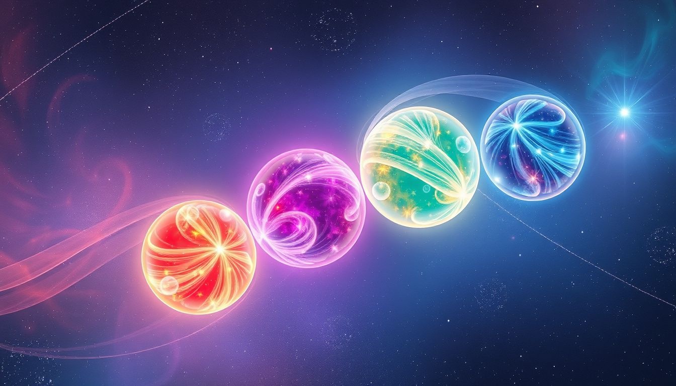 Rêver de quadruples couleurs reflète une explosion d’émotions intenses.