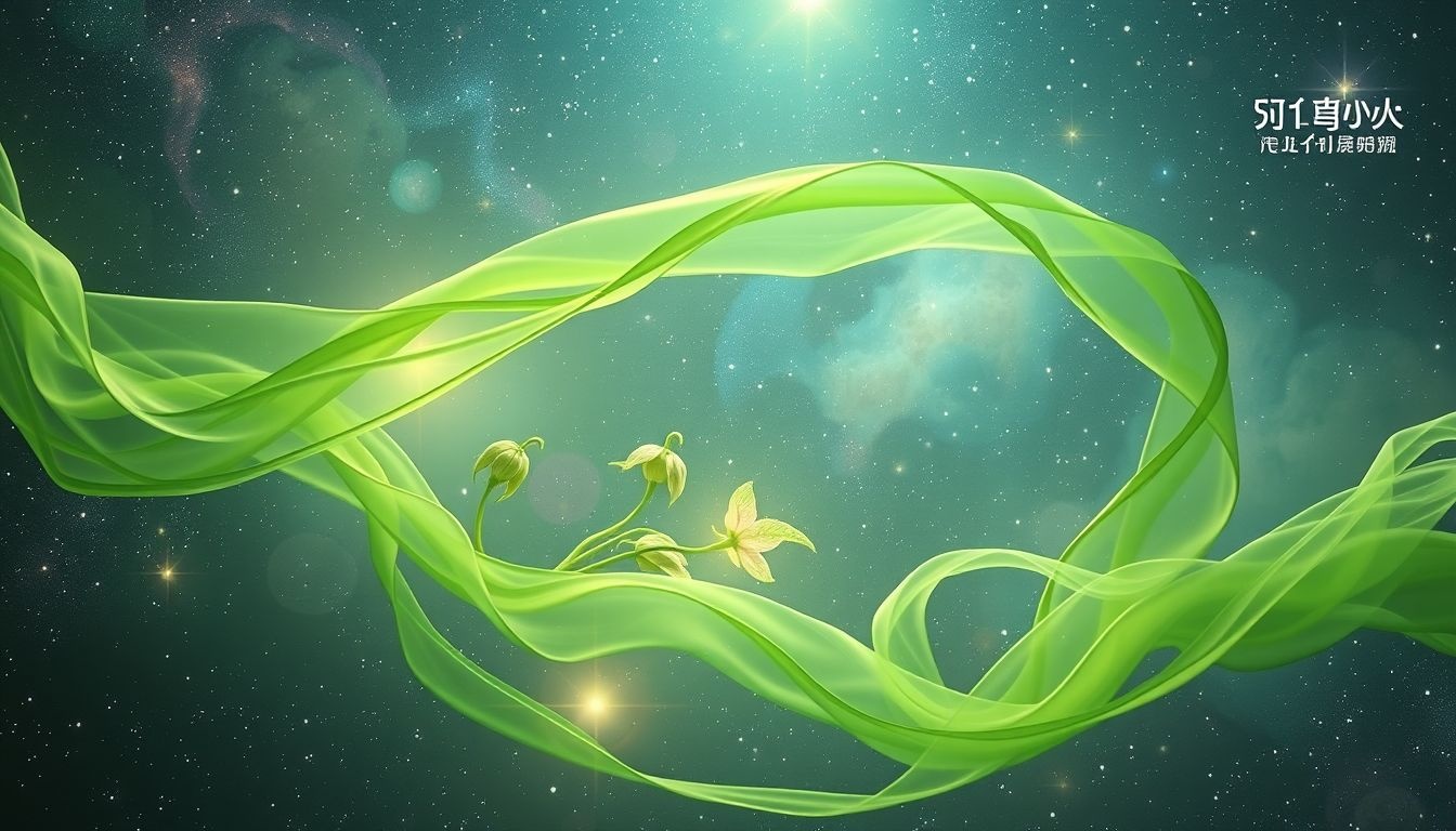 Rêver de soie verte symbolise souvent guérison et prospérité future.
