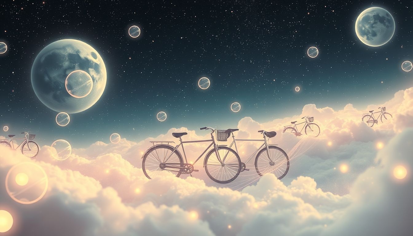 Rêver de vélos symbolise harmonie entre indépendance et maîtrise personnelle.