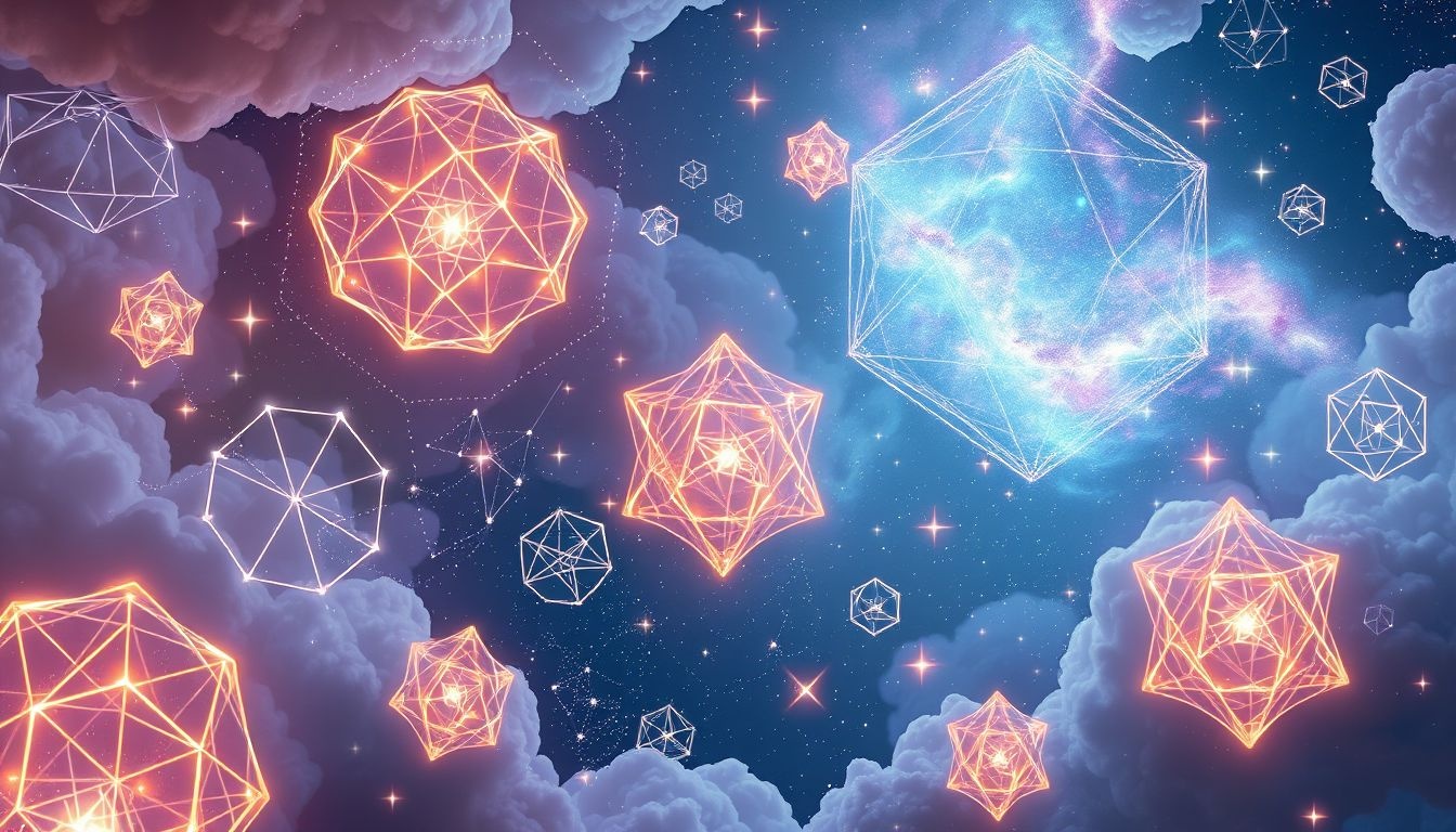 La vesce symbolise l'ordre caché dans les formes géométriques.