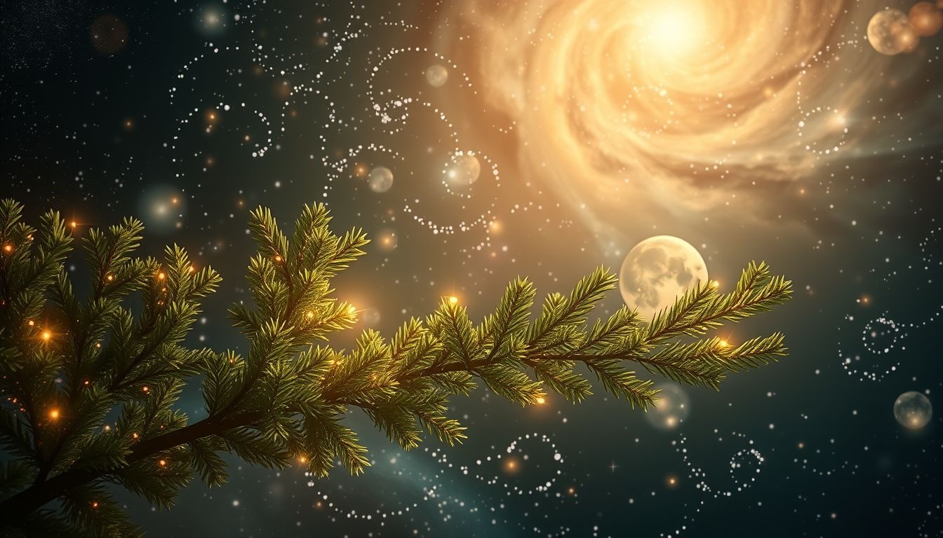 Rêver d’un Noël écologique symbolise espoir et renouveau durable.