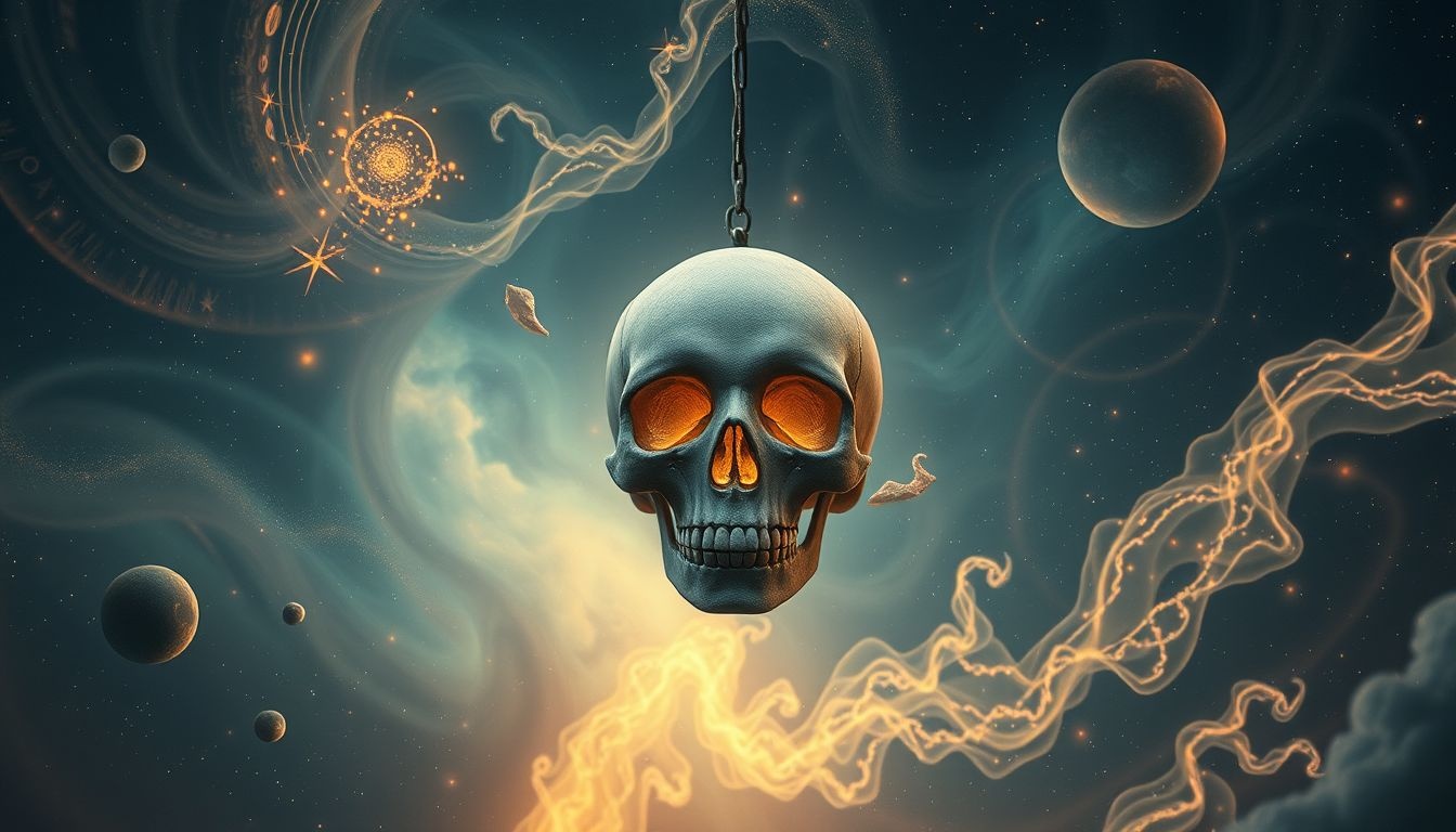 Rêver d’une tête de mort en pierre symbolise l’inaction passée.