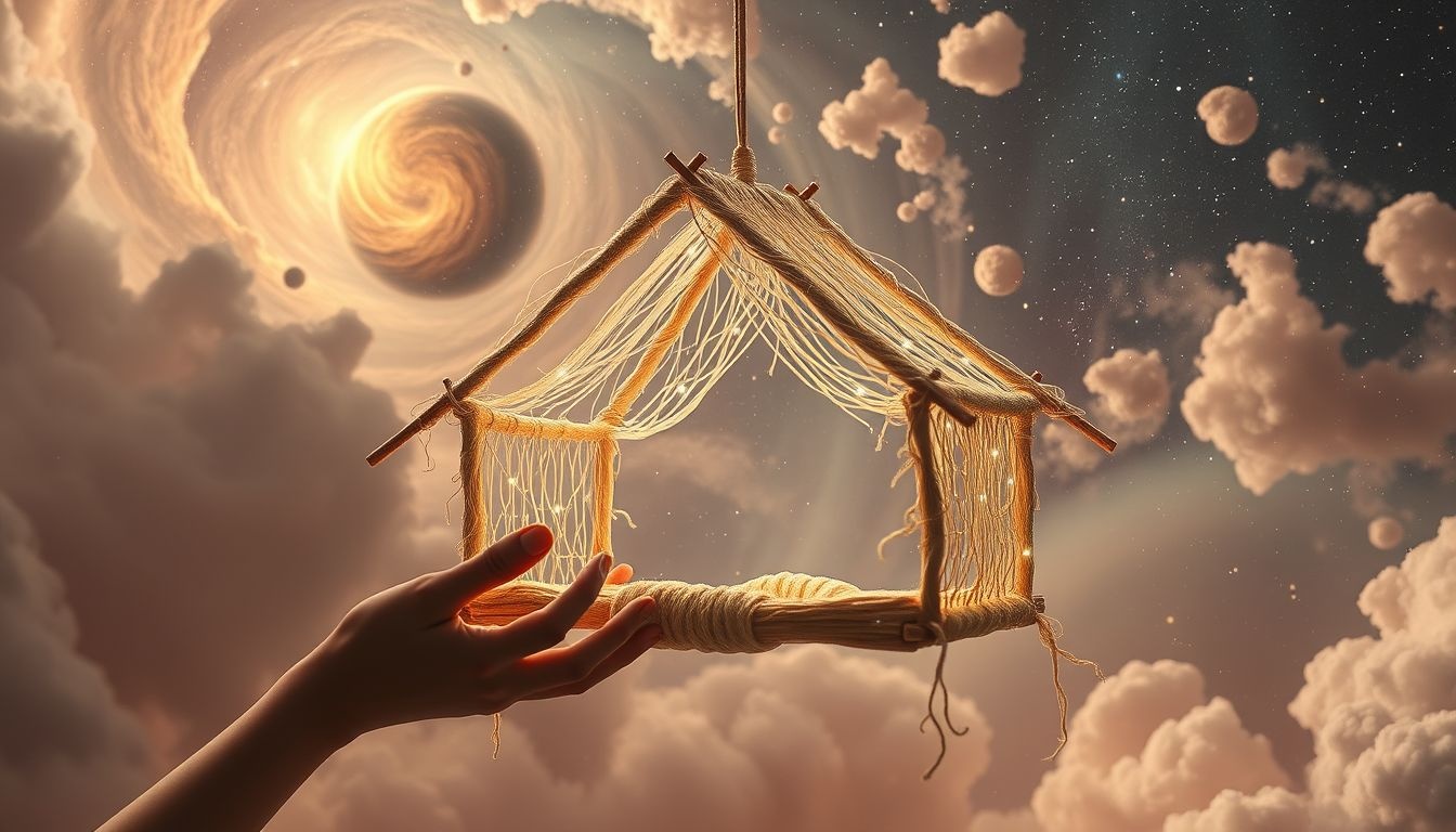 Rêver de bâtir une maison pauvre symbolise humilité et persévérance.