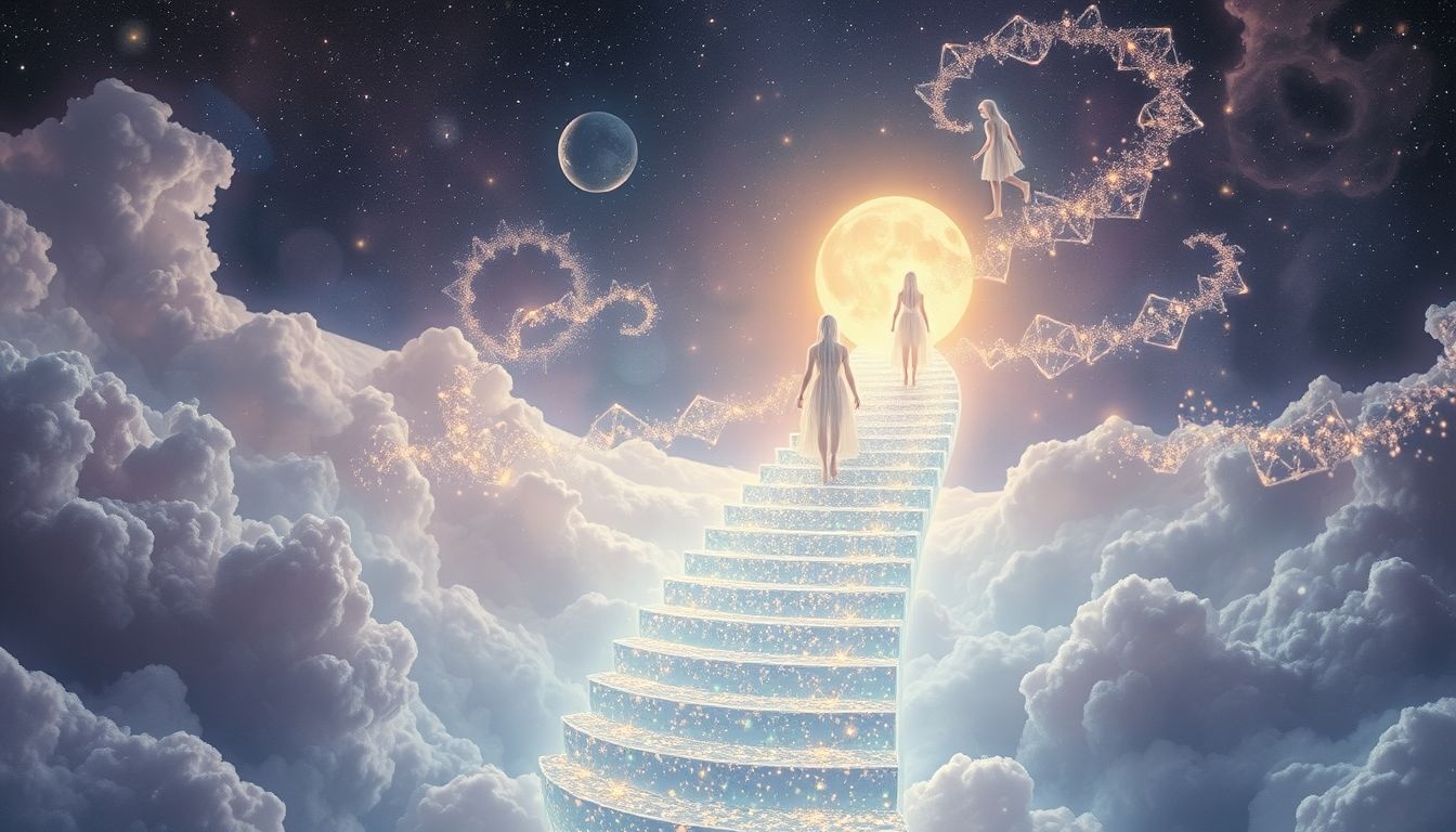 L'interprétation hiérarchique des rêves guide la croissance intérieure consciente.