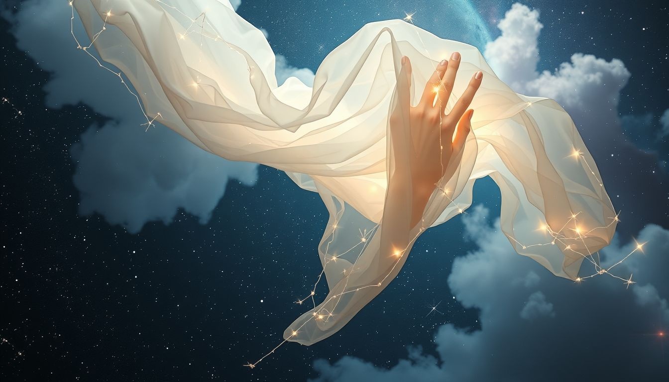 Coudre un drap symbolise souvent le besoin de calme intérieur.