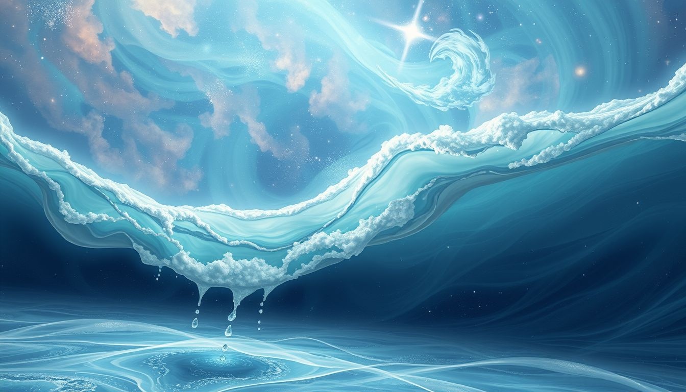 Rêver d’eau salée symbolise souvent des émotions intenses et conflictuelles.