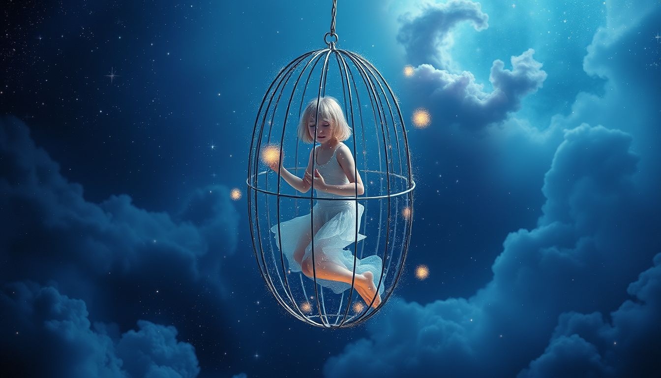 Rêver d’oiseau en cage révèle souvent une émotion mal exprimée.