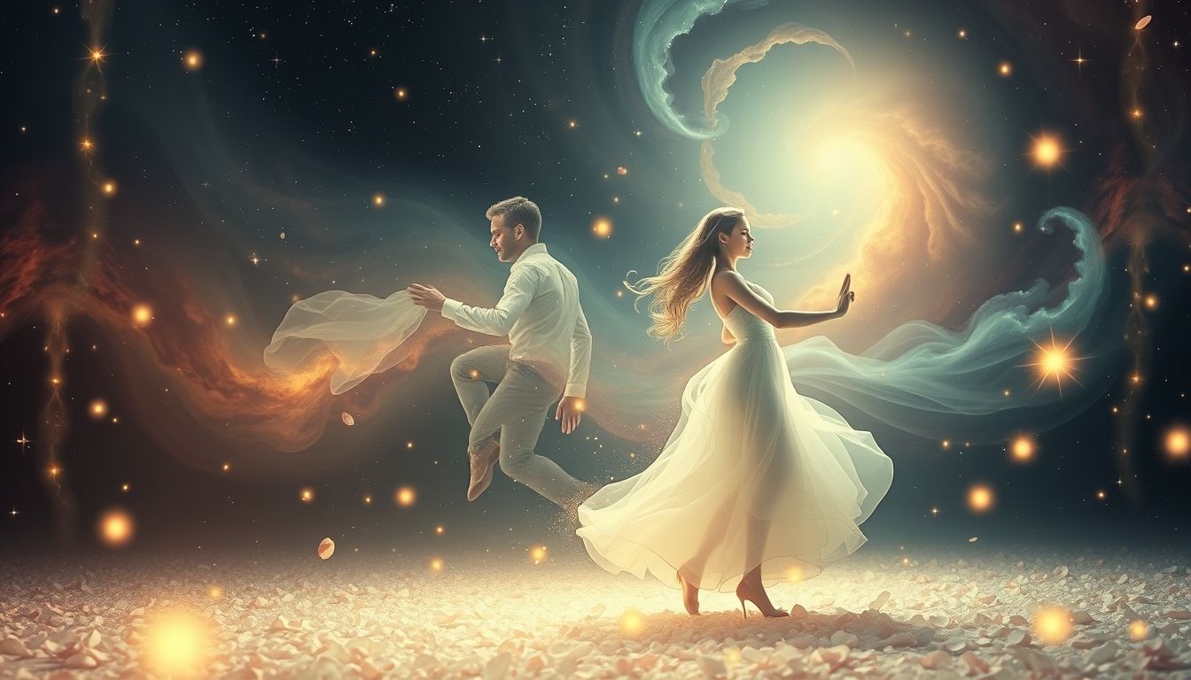 Rêver d'une gavotte avec défunts symbolise le lien éternel.