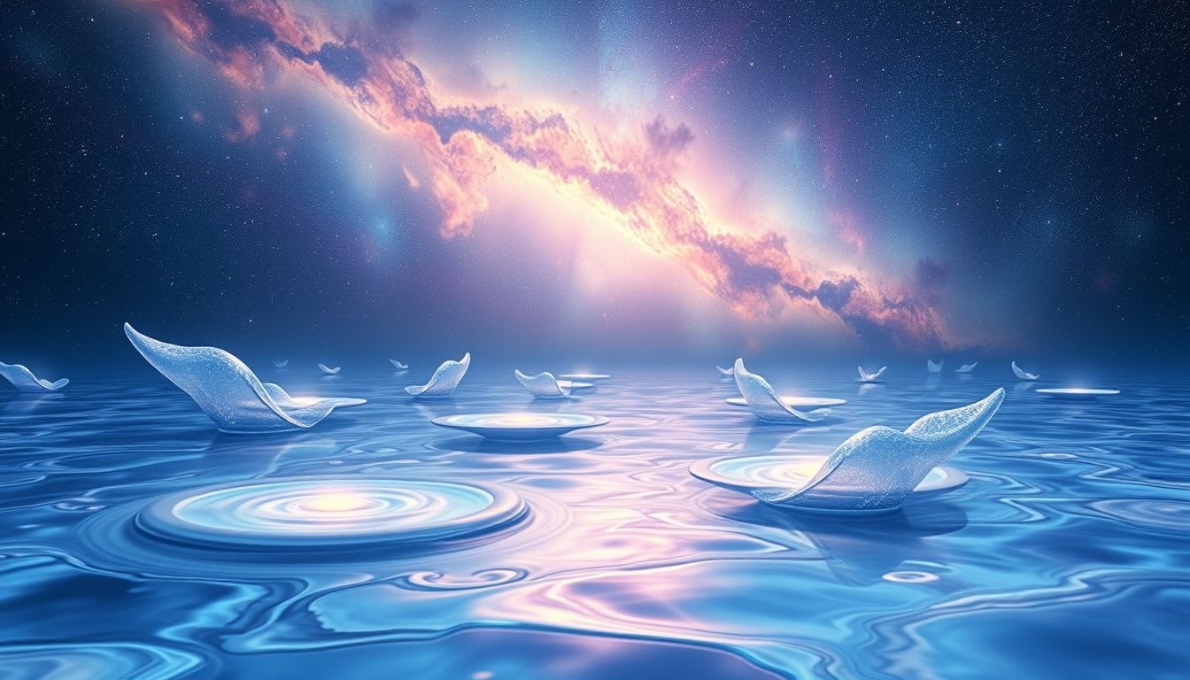 Rêver d’un lagon symbolise souvent paix intérieure et renouveau.