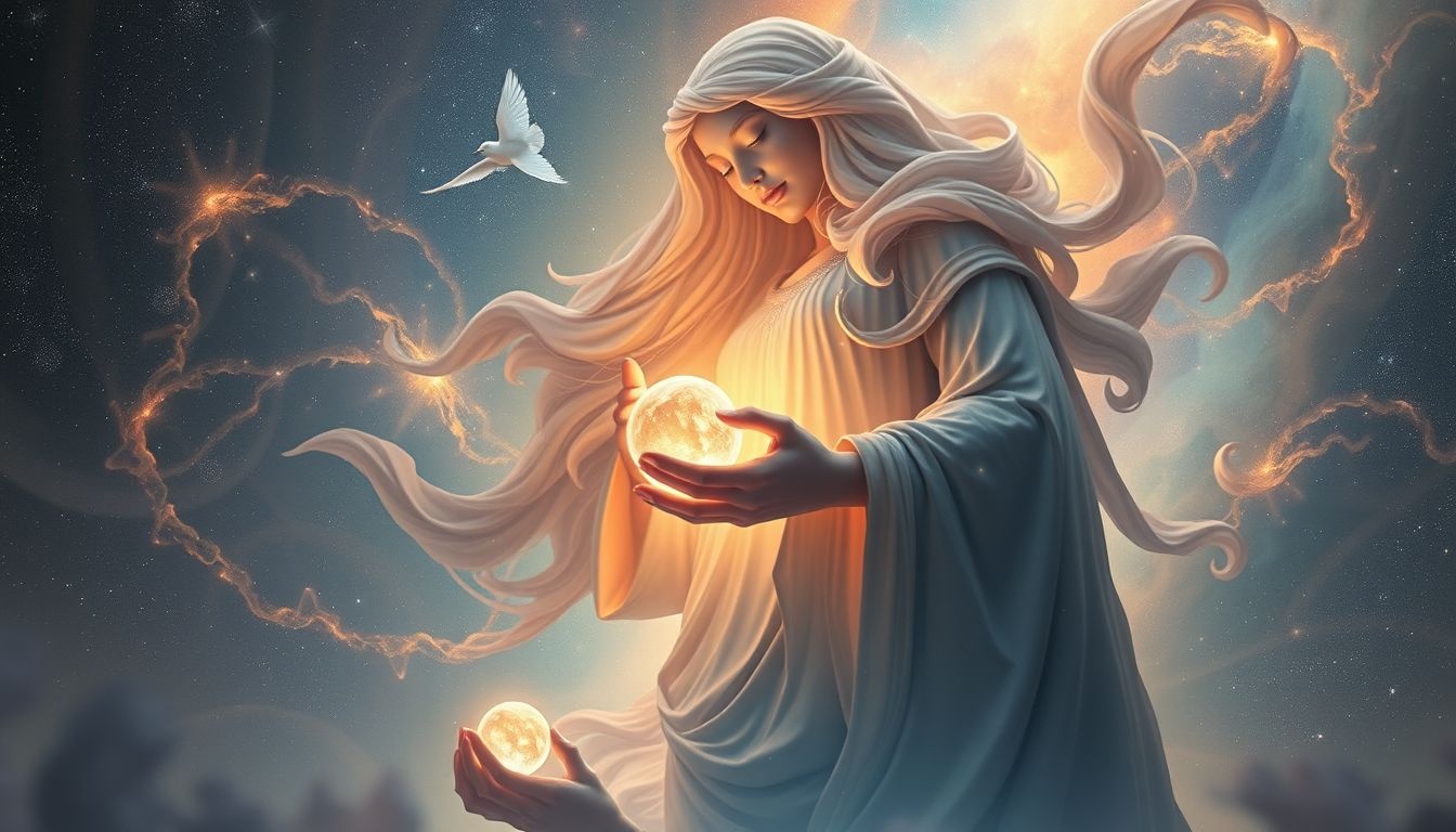 Le colosse symbolise souvent la force protectrice maternelle dans les rêves.