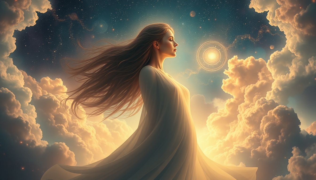 La prieure incarne la vigilance morale et l’éveil intérieur.