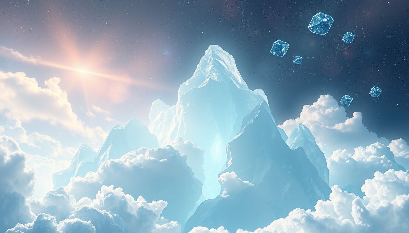 Les paysages immaculés symbolisent souvent un renouveau intérieur profond.