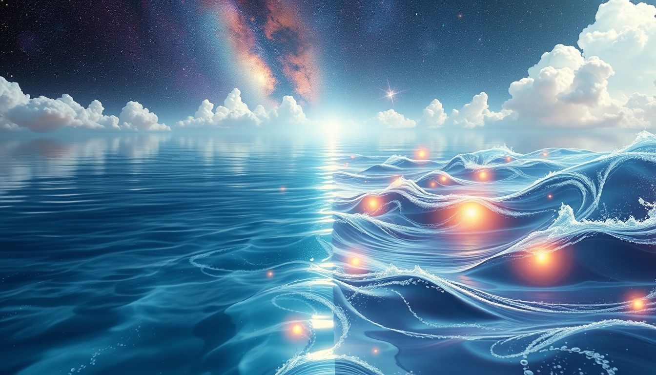 Un lagon calme symbolise la paix intérieure, un lagon agité l'anxiété.