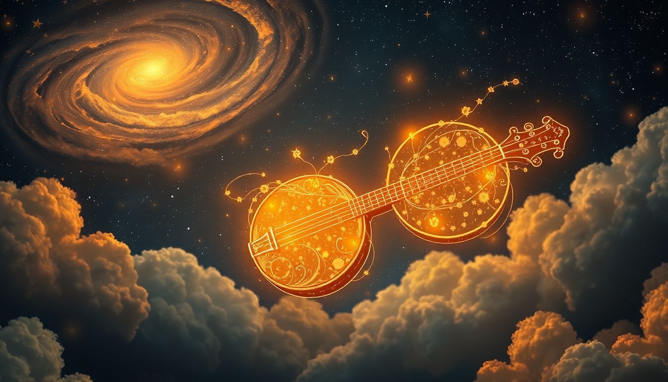 Le banjo symbolise la joie et les racines culturelles profondes.
