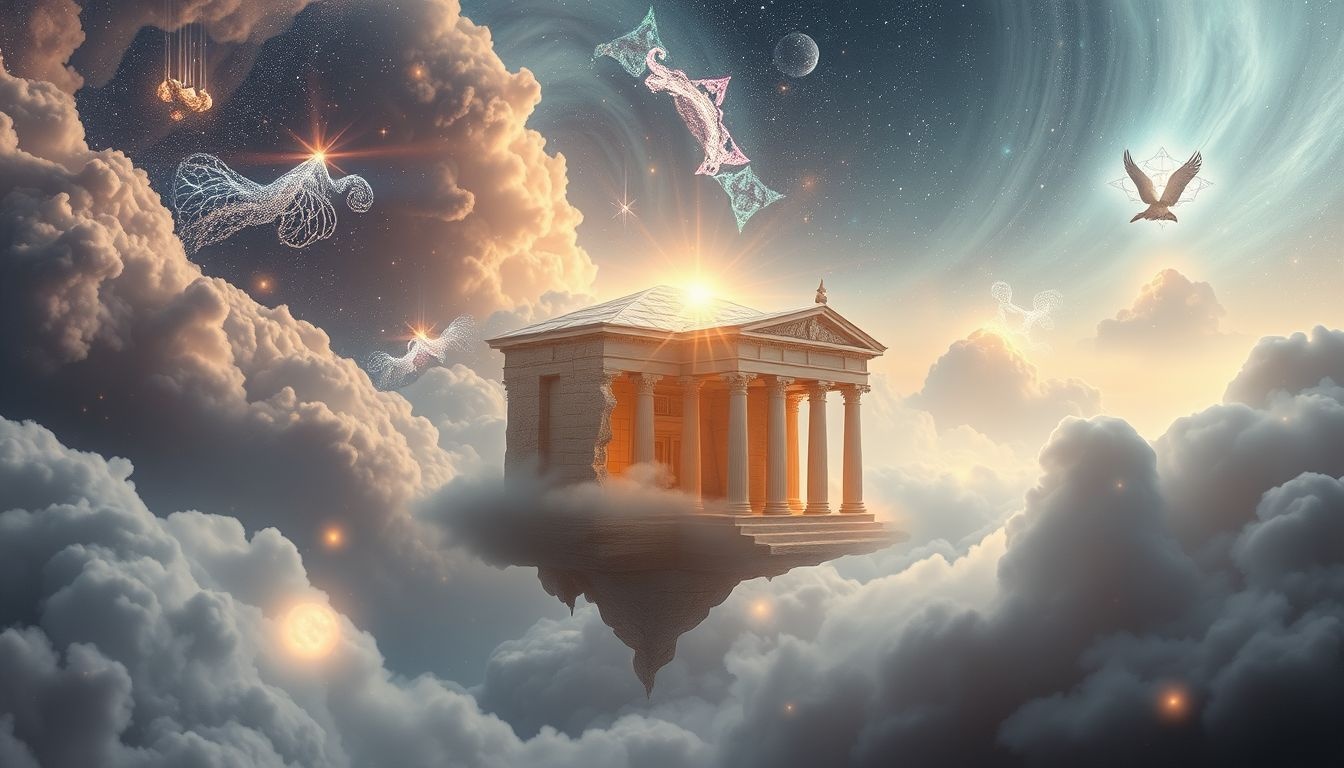 Le temple de Delphes symbolise la quête profonde de vérité intérieure.