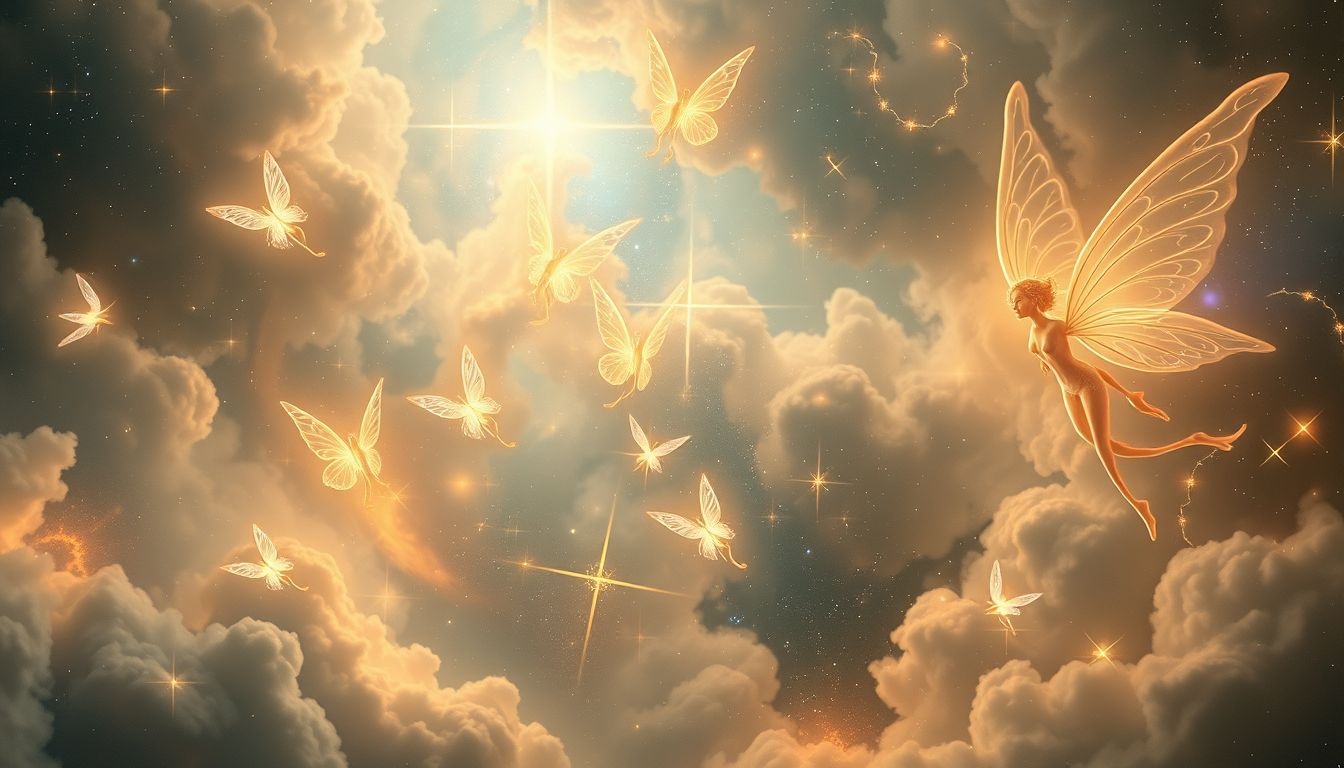 Les fées dans les rêves symbolisent souvent guidance et transformation intérieure.
