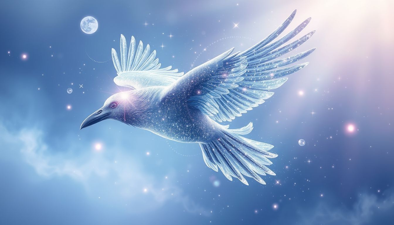 Les rêves de corbeaux symbolisent souvent transformation et sagesse intérieure.