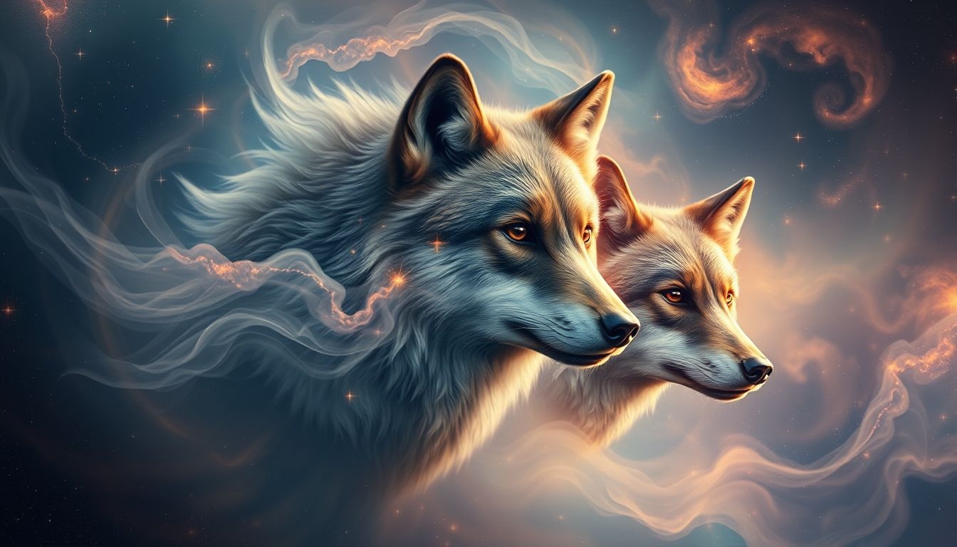 Le museau du loup symbolise instinct primal et stratégie.