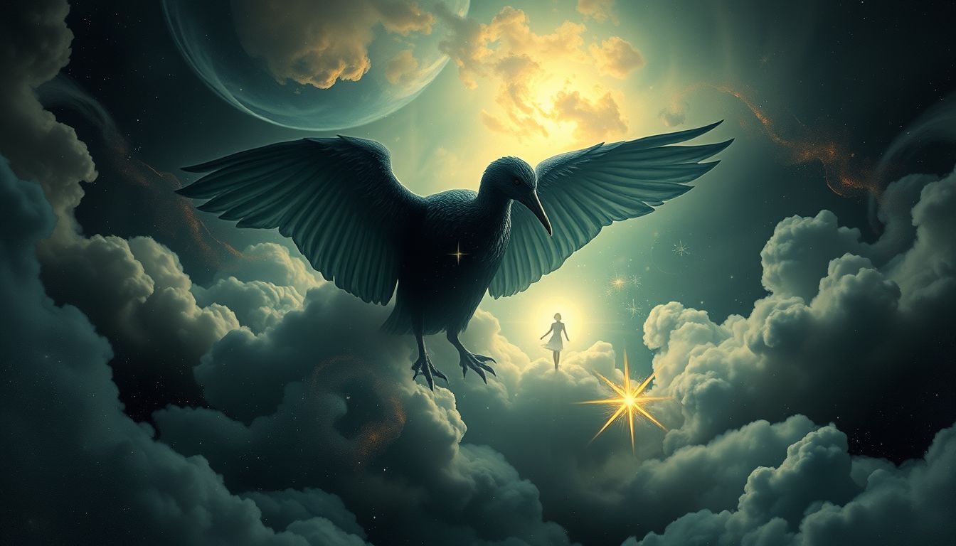 La poule d'eau attaquant symbolise un conflit intérieur imminent.