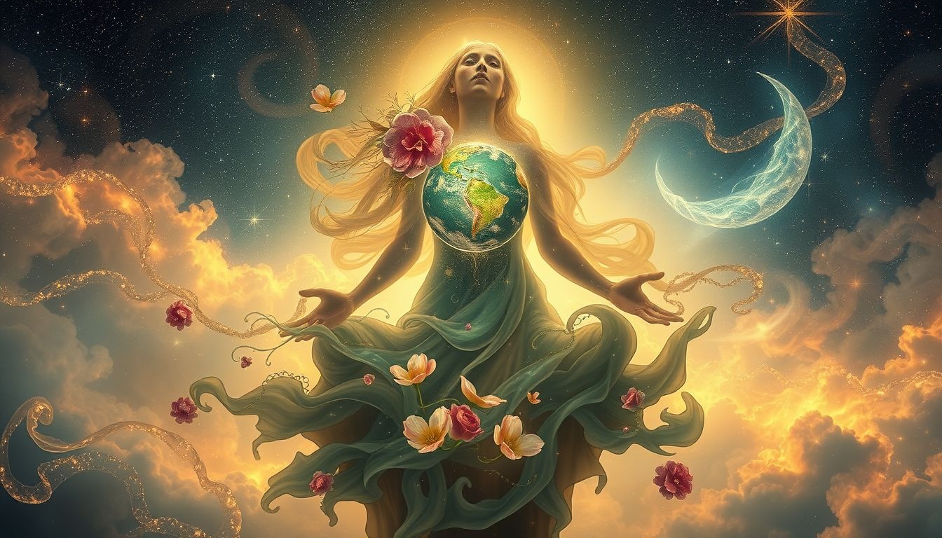 Rêver de la Terre Mère symbolise notre lien profond avec la nature.