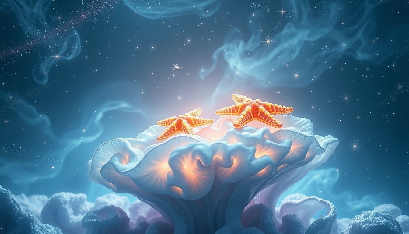 Rêver d'étoiles de mer symbolise guérison et renouveau intérieur profond.