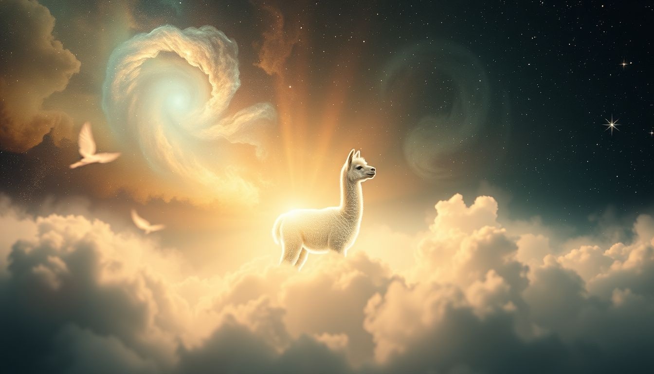 Rêver d’un alpaga mort symbolise la fin d’un cycle vital.