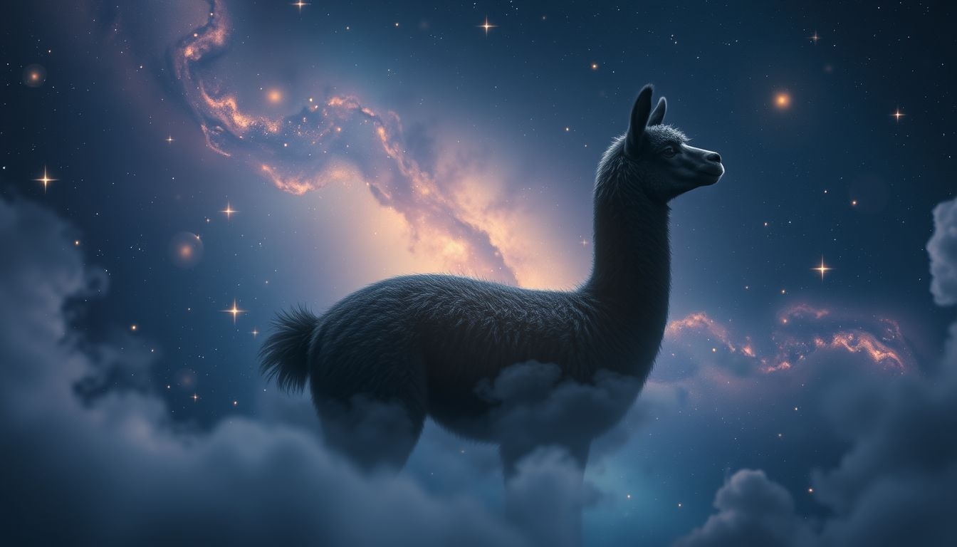 Rêver d’un alpaga noir symbolise souvent un secret intérieur profond.